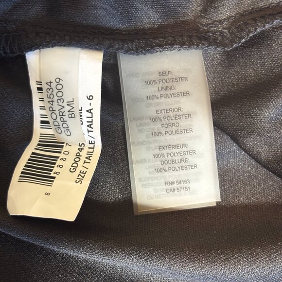 GUESS Multicolor Floral Long-Sleeve Wrap Dress - Size 6 - Picture 13 of 13